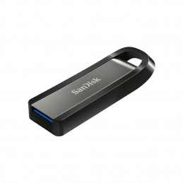 SanDisk Extreme Go USB-muisti 128 GB USB A-tyyppi 3.2 Gen 1 (3.1 Gen 1) Ruostumaton teräs
