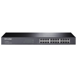 TP-LINK TL-SG1024 Hallitsematon Gigabit Ethernet (10 100 1000) Musta