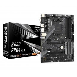 Asrock B450 Pro4 R2.0 AMD B450 Kanta AM4 ATX