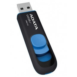ADATA DashDrive UV128 32GB USB-muisti USB A-tyyppi 3.2 Gen 1 (3.1 Gen 1) Musta, Sininen