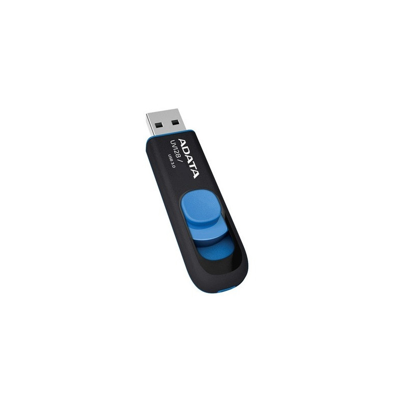 ADATA DashDrive UV128 32GB USB-muisti USB A-tyyppi 3.2 Gen 1 (3.1 Gen 1) Musta, Sininen