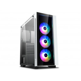 DeepCool MATREXX 55 V3 ADD-RGB WH 3F Midi Tower Musta, Valkoinen