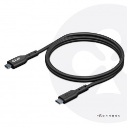 CLUB3D CAC-1526 USB-kaapeli 1 m USB 3.2 Gen 1 (3.1 Gen 1) USB C Micro-USB B Musta