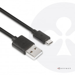 CLUB3D CAC-1408 USB-kaapeli 1 m USB 3.2 Gen 1 (3.1 Gen 1) USB A Micro-USB B Musta