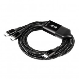CLUB3D CAC-1527 USB-kaapeli 1,83 m USB C Musta