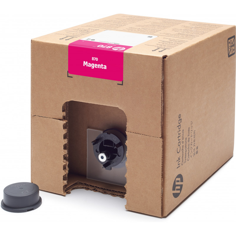 HP 870 magenta PageWide XL Pro -mustepatruuna 5 litraa