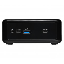 Asrock NUC BOX-1165G7 0.6L kokoinen PC Musta i7-1165G7 4,7 GHz