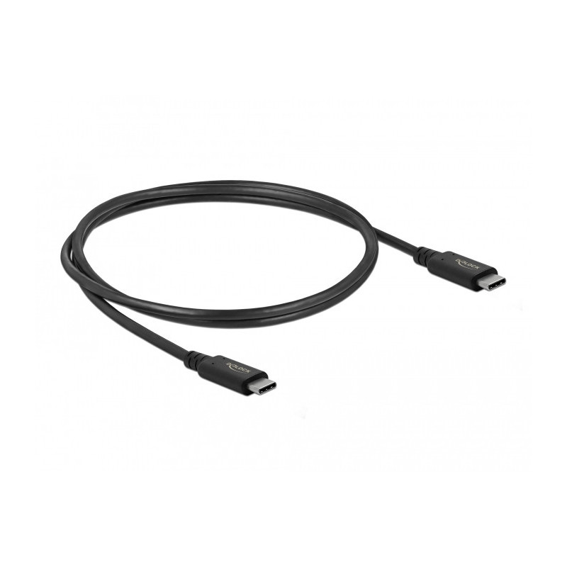 DeLOCK 86979 USB-kaapeli 0,8 m USB4 Gen 3x2 USB C Musta