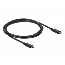 DeLOCK 86980 USB-kaapeli 2 m USB C Musta