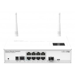 Mikrotik CRS109-8G-1S-2HnD-IN L3 Gigabit Ethernet (10 100 1000) Power over Ethernet -tuki Valkoinen