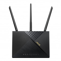 ASUS 4G-AX56 langaton reititin Gigabitti Ethernet Kaksitaajuus (2,4 GHz 5 GHz) 3G Musta