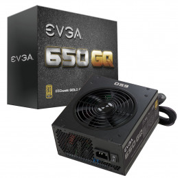 EVGA 650 GQ virtalähdeyksikkö 650 W 24-pin ATX ATX Musta