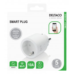 Deltaco SH-P01 smart plug 2400 W Koti Valkoinen