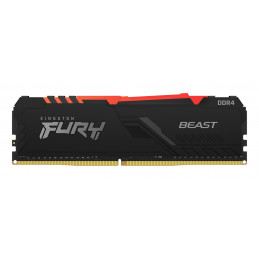 Kingston Technology FURY Beast RGB muistimoduuli 8 GB 1 x 8 GB DDR4 3200 MHz