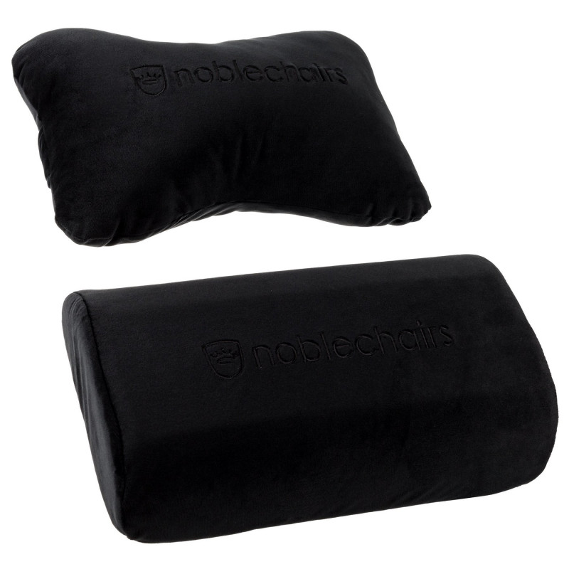 noblechairs Cushion set Musta 2 kpl