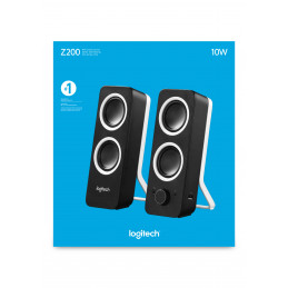 Logitech Z200 Stereo Speakers Musta Langallinen 10 W