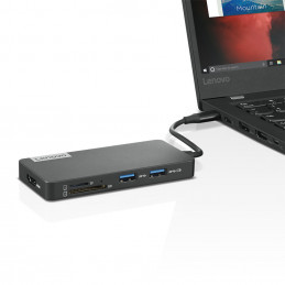 Lenovo GX90T77924 keskitin USB 3.2 Gen 1 (3.1 Gen 1) Type-C 5000 Mbit s Harmaa