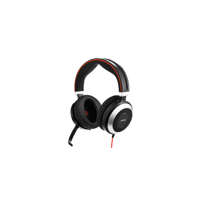 Jabra Evolve 80 MS Stereo Kuulokkeet Pääpanta Musta