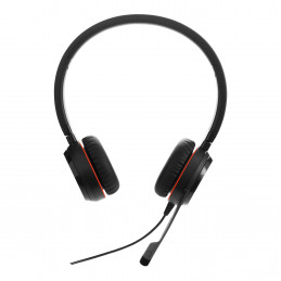 Jabra Evolve 20SE USB-C UC Stereo Kuulokkeet Langallinen Pääpanta Toimisto puhelukeskus USB Type-C Musta