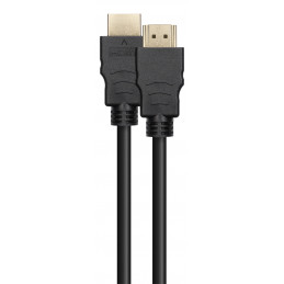 Deltaco HU-20 HDMI-kaapeli 2 m HDMI-tyyppi A (vakio) Musta