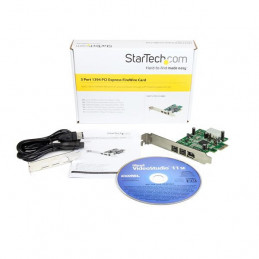 StarTech.com PEX1394B3 liitäntäkortti -sovitin Sisäinen Firewire 800   400