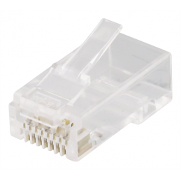 DELTACO RJ45 modulaariliitin laitekaapelille Cat6...