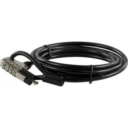 DELTACO 4-numeroinen yhdistelmälukko 18m sylinterilukko