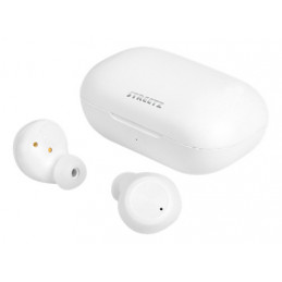 Deltaco TWS-111 kuulokkeet ja kuulokemikrofoni True Wireless Stereo (TWS) In-ear Musiikki Bluetooth Valkoinen