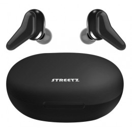Deltaco TWS-113 kuulokkeet ja kuulokemikrofoni True Wireless Stereo (TWS) In-ear Musiikki Bluetooth Musta