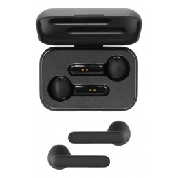 Deltaco TWS-104 kuulokkeet ja kuulokemikrofoni True Wireless Stereo (TWS) In-ear Musiikki Bluetooth Musta