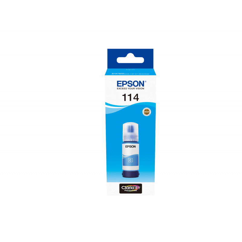 Epson 114 EcoTank Cyan ink bottle