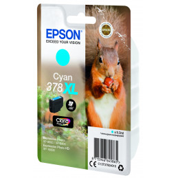 Epson Squirrel Singlepack Cyan 378XL Claria Photo HD Ink