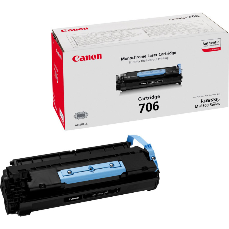 Canon 706 värikasetti 1 kpl Alkuperäinen Musta
