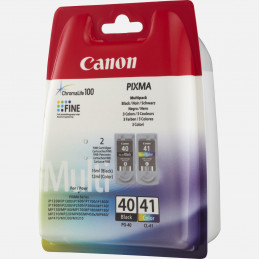 Canon PG-40   CL-41 mustekasetti 2 kpl Alkuperäinen Valokuva syaani, Valokuva magenta, Musta, Valokuvakeltainen