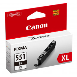 Canon CLI-551XL BK mustekasetti 1 kpl Alkuperäinen Korkea (XL) värintuotto Valokuva musta