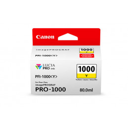 Canon PFI-1000 Y mustekasetti Alkuperäinen Keltainen
