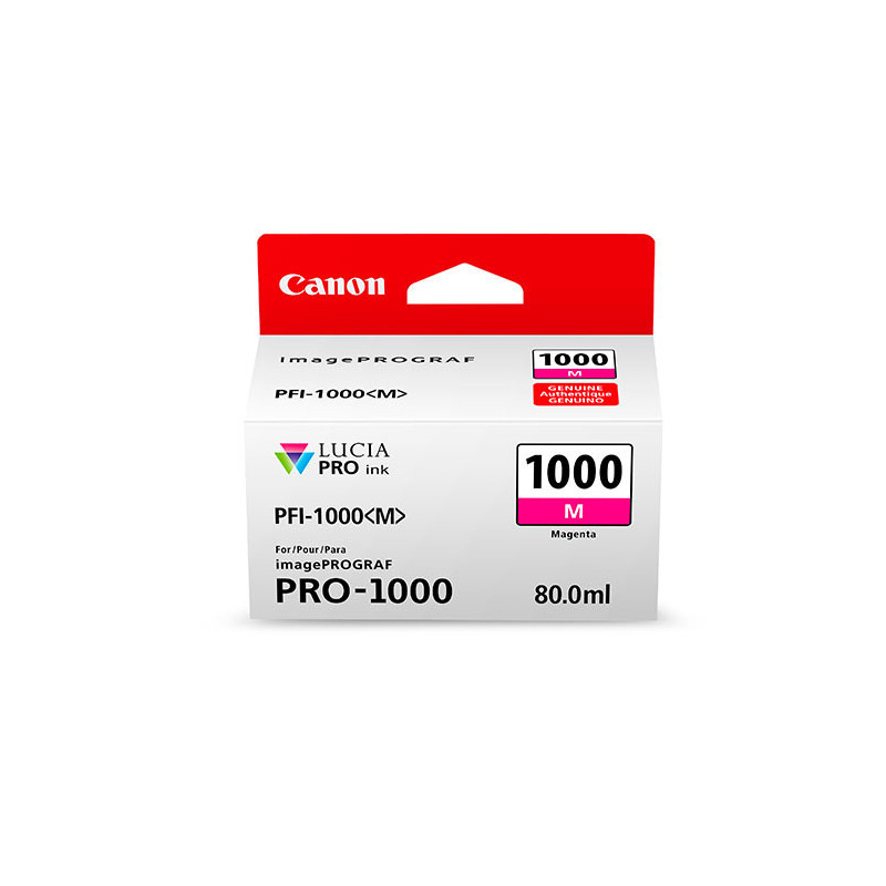 Canon PFI-1000 M mustekasetti Alkuperäinen Magenta