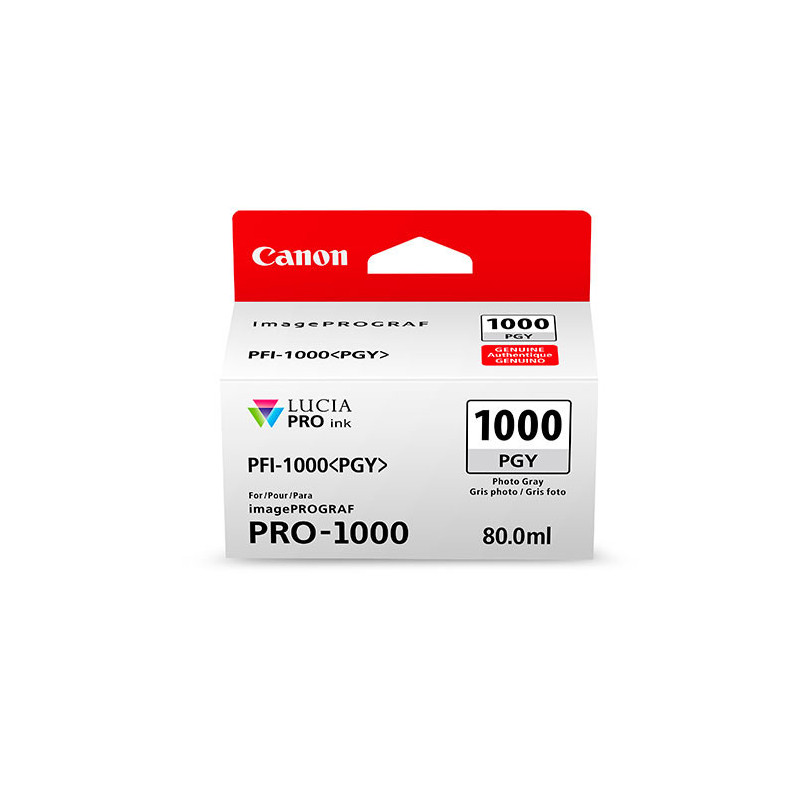 Canon PFI-1000 PGY mustekasetti Alkuperäinen Valokuva harmaa