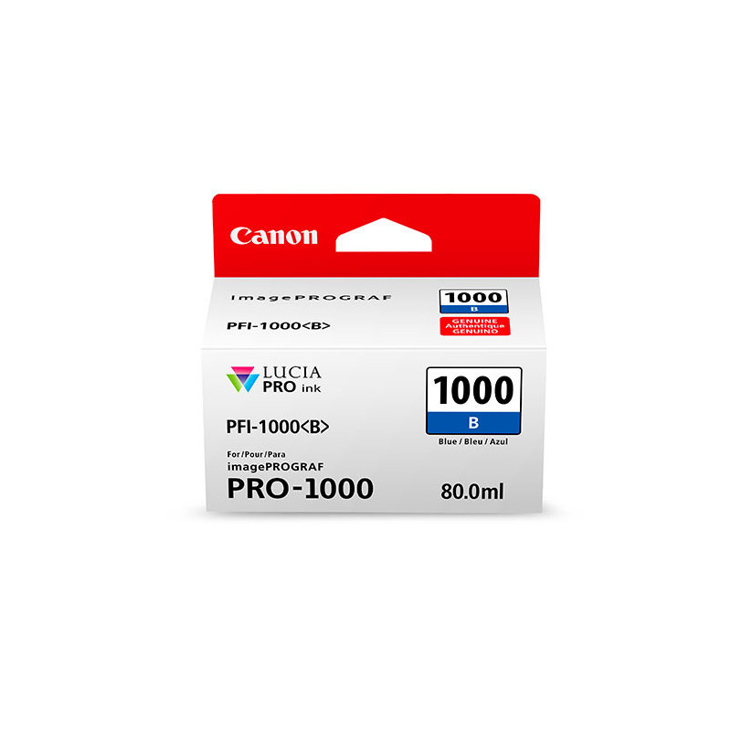 Canon PFI-1000 B mustekasetti Alkuperäinen Sininen