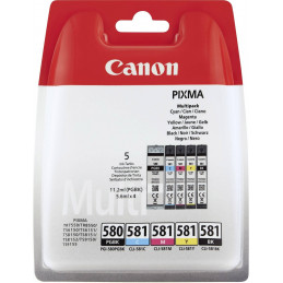 Canon PGI-580 CLI-581 mustekasetti Alkuperäinen Musta, Syaani, Magenta, Keltainen