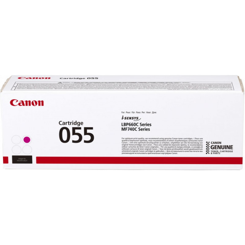 Canon 055 värikasetti 1 kpl Alkuperäinen Magenta
