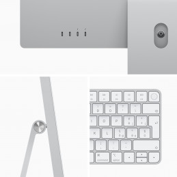 Apple iMac 61 cm (24") 4480 x 2520 pikseliä Apple M 8 GB 256 GB SSD All-in-one PC macOS Big Sur Wi-Fi 6 (802.11ax) Hopea