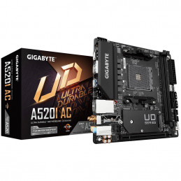 Gigabyte A520I AC emolevy AMD A520 Kanta AM4 Mini ITX