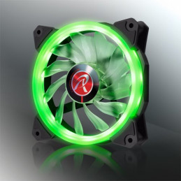 Raijintek IRIS 12 LED Fan - Green - PWM - 120mm (800-1800...