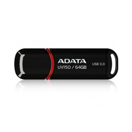 ADATA 64GB DashDrive UV150 USB-muisti USB A-tyyppi 3.2 Gen 1 (3.1 Gen 1) Musta