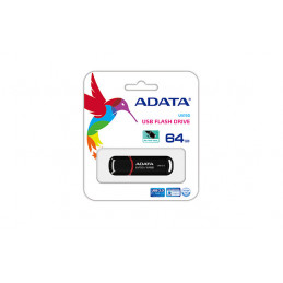 ADATA 64GB DashDrive UV150 USB-muisti USB A-tyyppi 3.2 Gen 1 (3.1 Gen 1) Musta