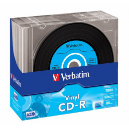 Verbatim CD-R, 52x, 700 MB/80 min, 10-pakkaus slimcase,...