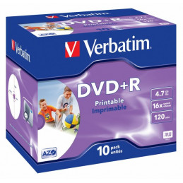 Verbatim 43508, 4,7 GB DVD+R 10 kpl