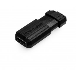 USB DRIVE 2.0 PINSTRIPE 128GB BLACK