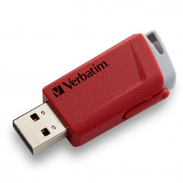 Verbatim Store 'n' Click USB-muisti 32 GB USB A-tyyppi 3.2 Gen 1 (3.1 Gen 1) Sininen, Harmaa, Punainen